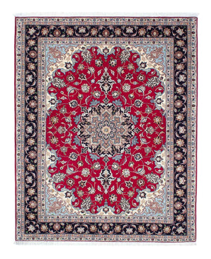 Tappeto Persero - Tabriz - Reale - 200 x 153 cm - rosso scuro