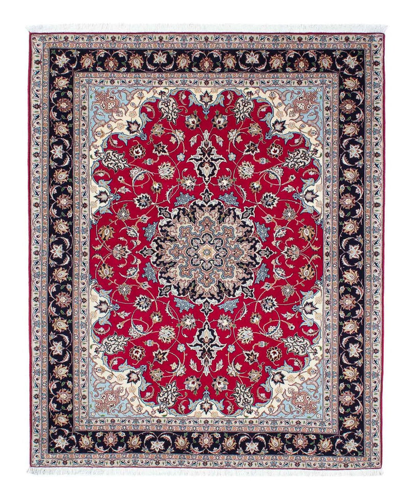 Tappeto Persero - Tabriz - Reale - 200 x 153 cm - rosso scuro