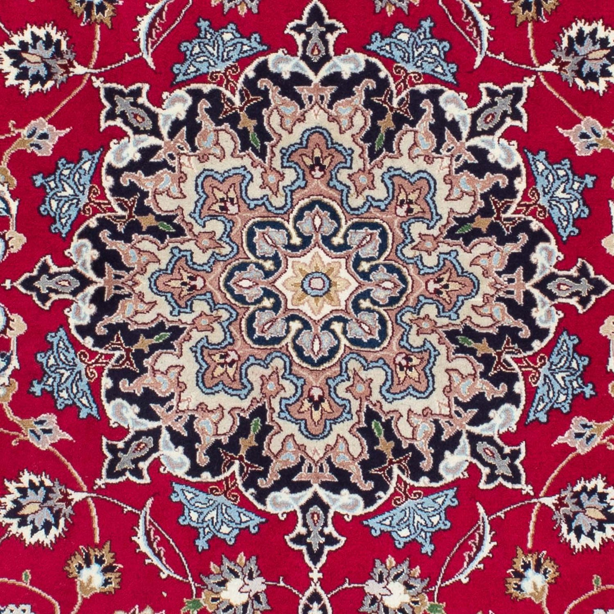 Tappeto Persero - Tabriz - Reale - 200 x 153 cm - rosso scuro