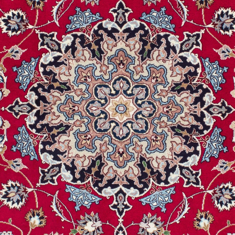 Tappeto Persero - Tabriz - Reale - 200 x 153 cm - rosso scuro