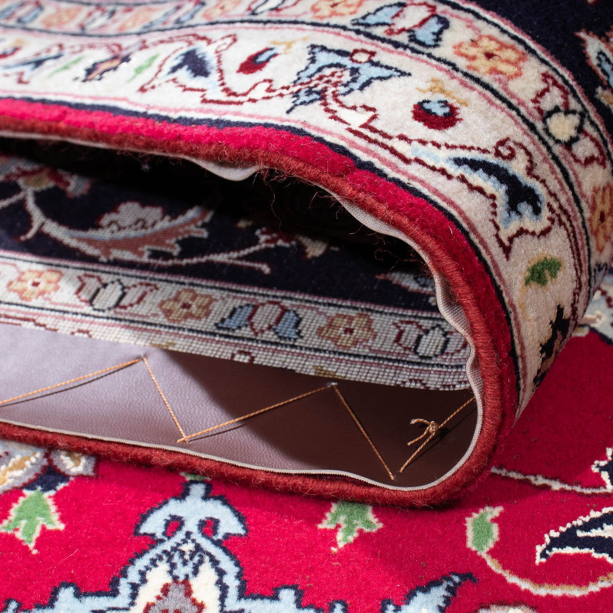 Tappeto Persero - Tabriz - Reale - 200 x 153 cm - rosso scuro