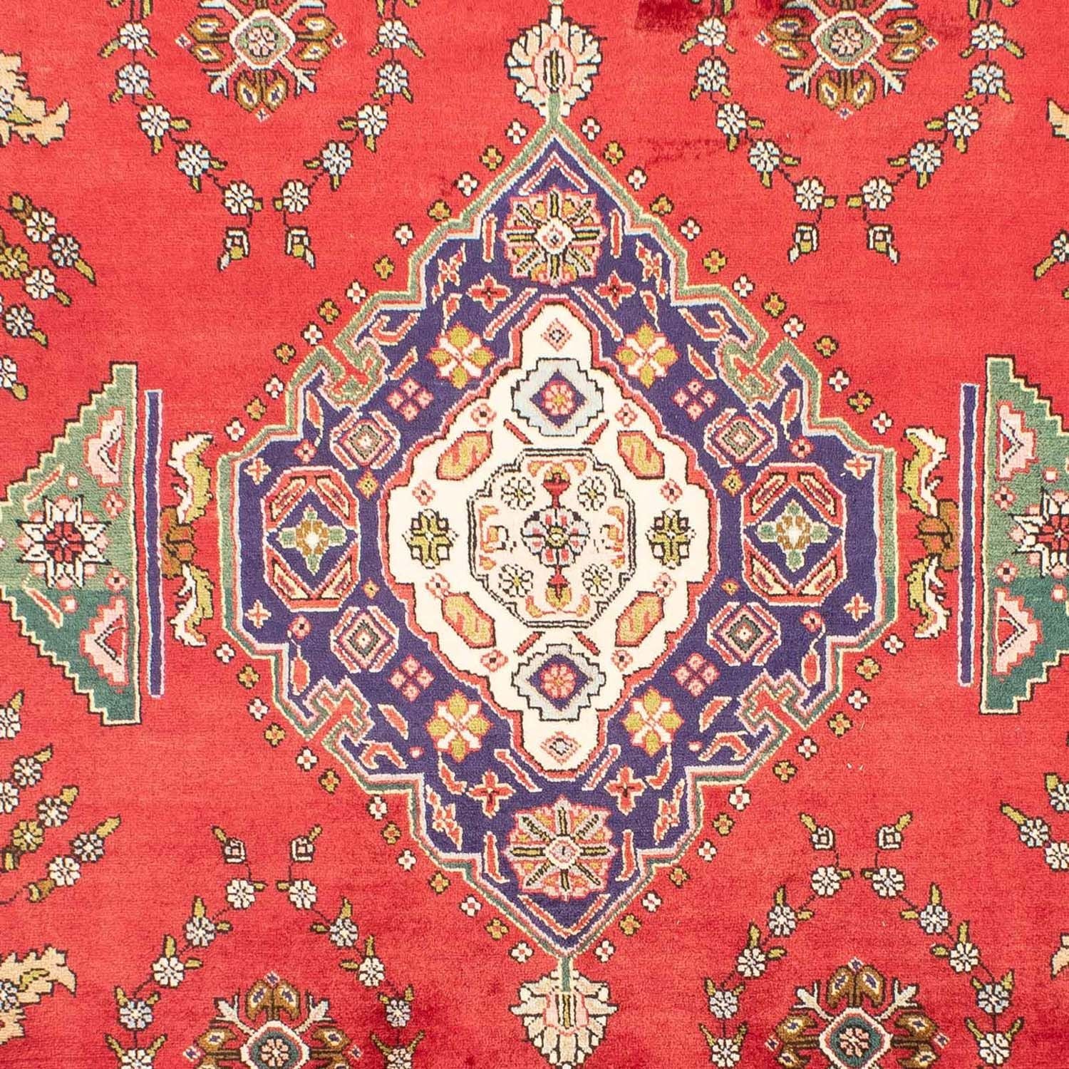 Tappeto Persero - Tabriz - 295 x 198 cm - rosso