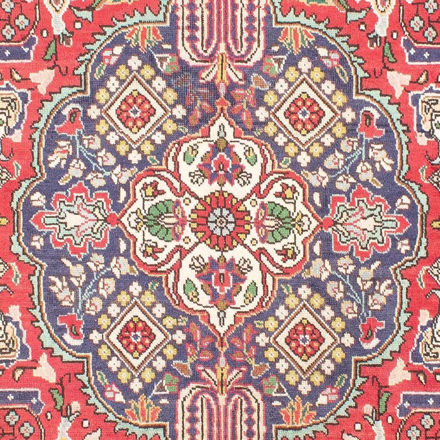 Tappeto Persero - Tabriz - 312 x 207 cm - rosso