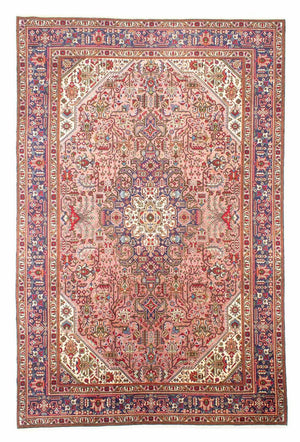 Tappeto Persero - Tabriz - 296 x 201 cm - rosso chiaro