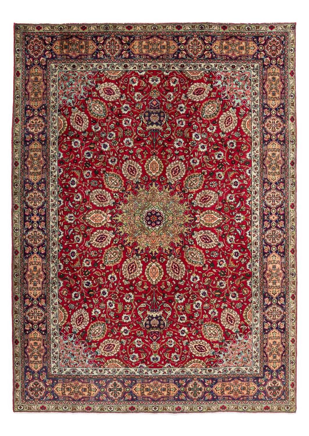 Tappeto Persero - Tabriz - 295 x 210 cm - rosso