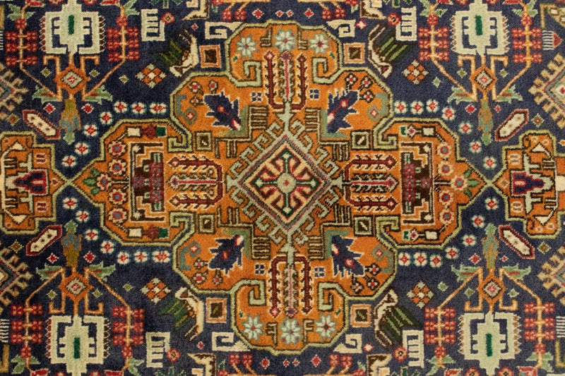 Tappeto Persero - Tabriz - Reale - 150 x 101 cm - blu scuro