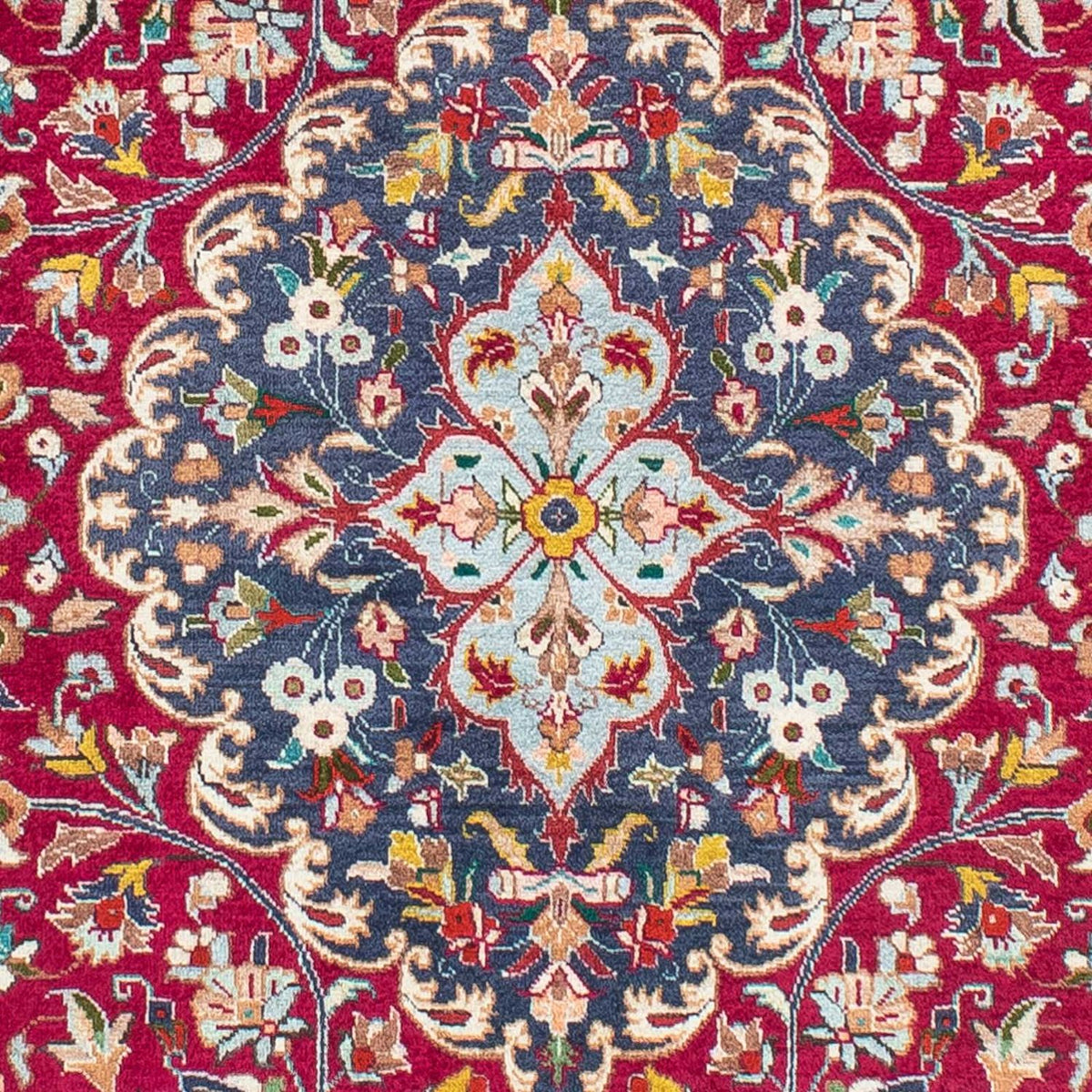 Tappeto Persero - Tabriz - 196 x 145 cm - rosso