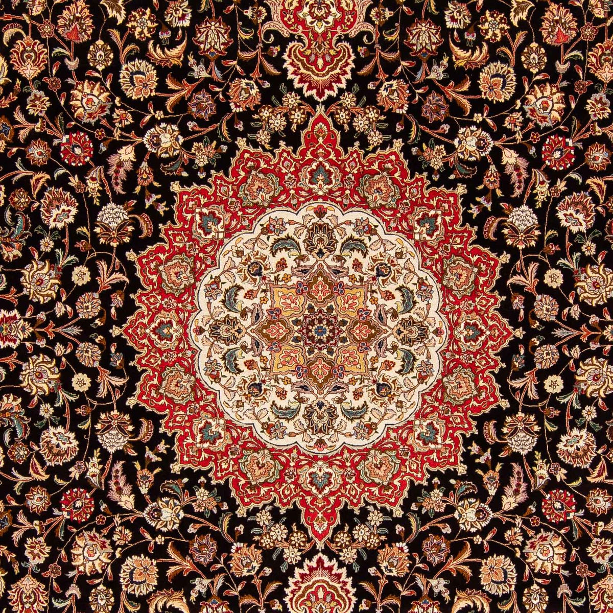 Tappeto Persero - Tabriz - 393 x 300 cm - rosso chiaro