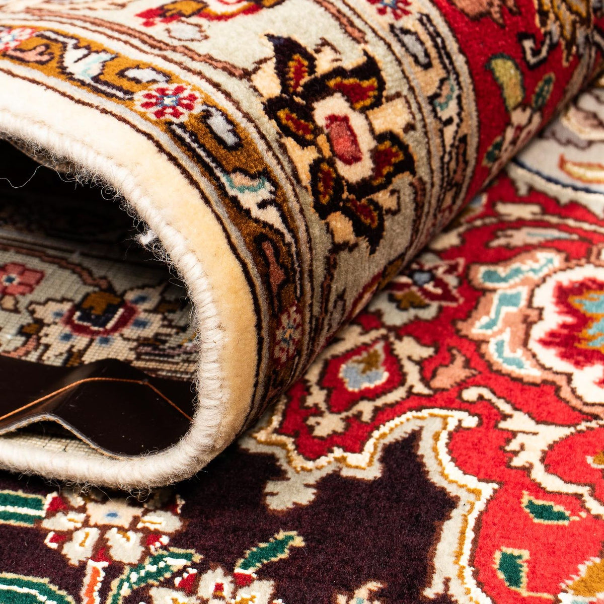 Tappeto Persero - Tabriz - 393 x 300 cm - rosso chiaro