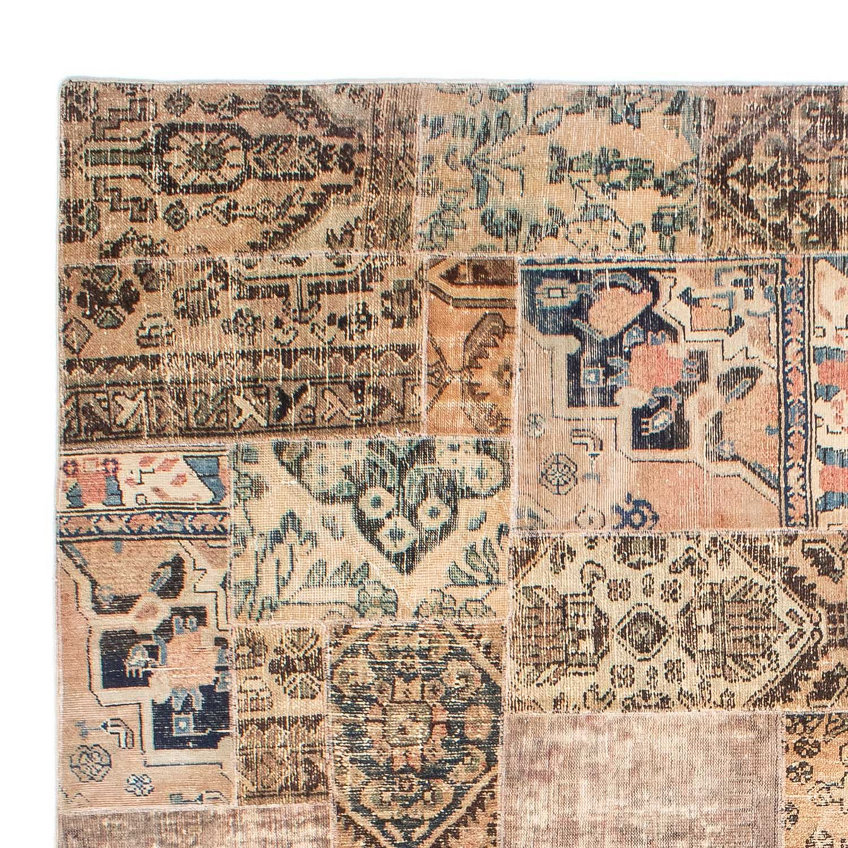 Tappeto Patchwork 240x317cm - Perserteppich Wollteppich