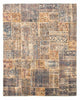 Tappeto Patchwork 240x303cm - Perserteppich Wollteppich