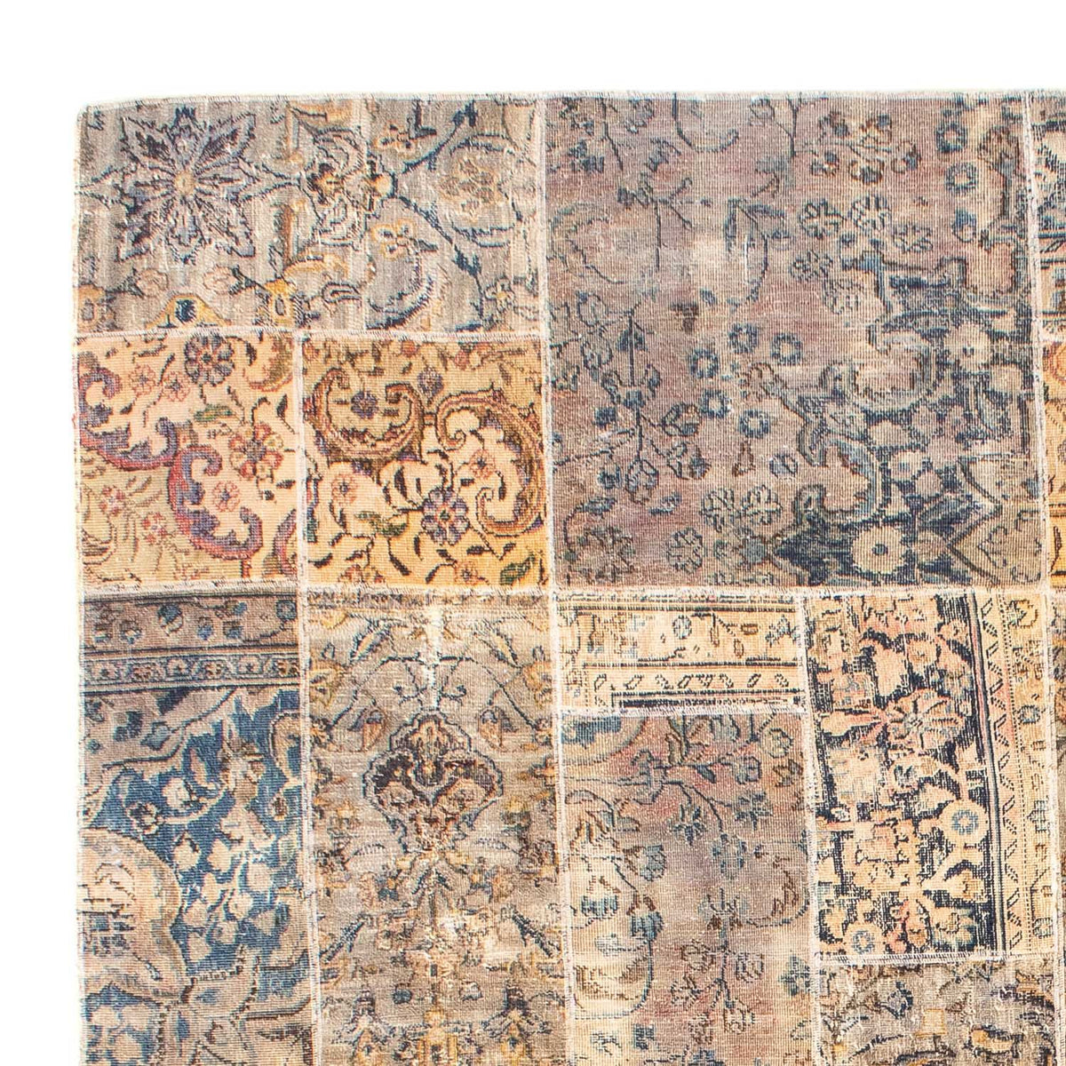 Tappeto Patchwork 240x303cm - Perserteppich Wollteppich