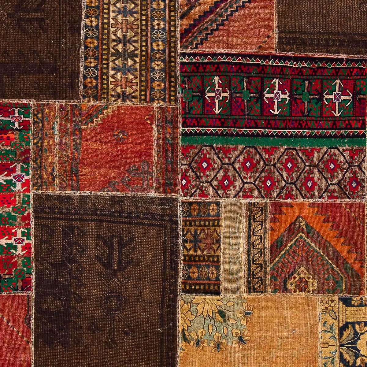 Tappeto Patchwork - 271 x 179 cm - multicolore