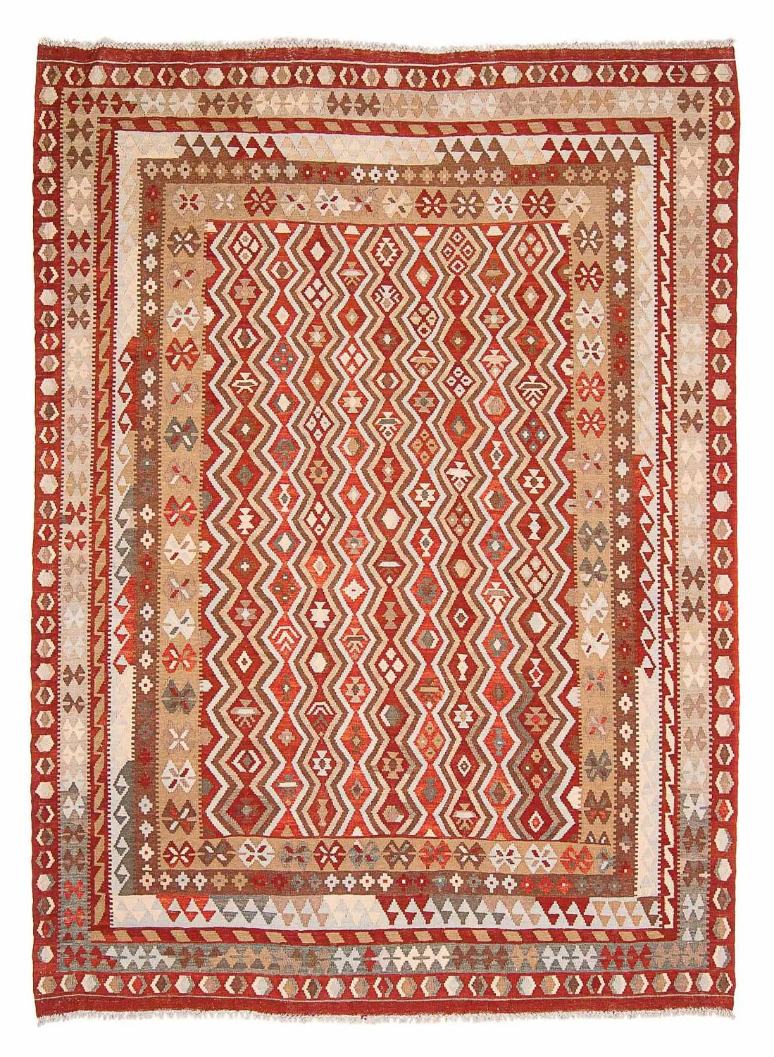 Tappeto Kelim - Splash - 271 x 212 cm - multicolore
