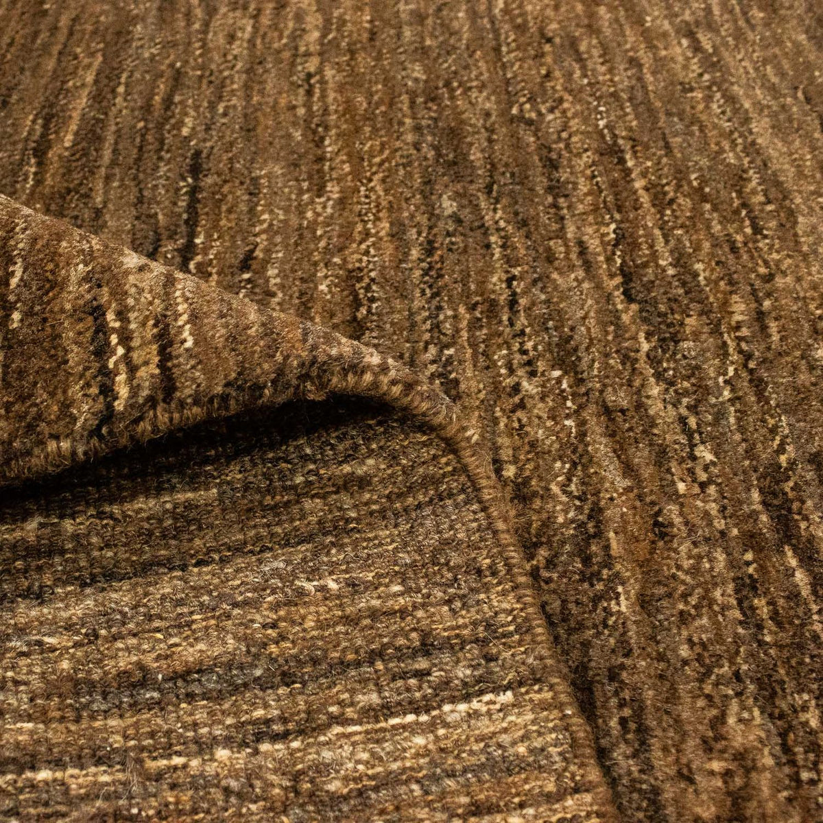 Tappeto Gabbeh - Indus - 166 x 94 cm - marrone scuro