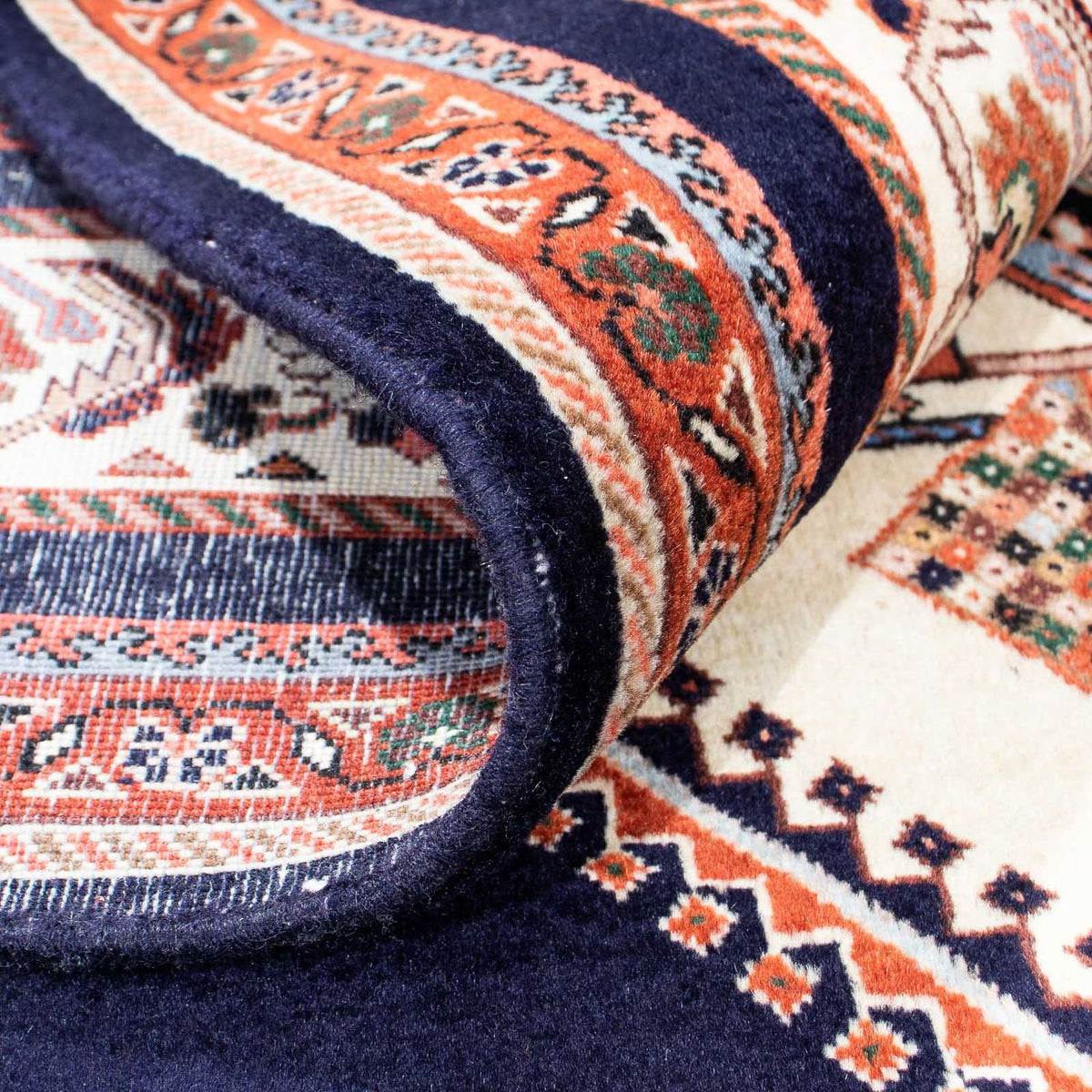 Tappeto Persero - Bidjar - 238 x 175 cm - blu scuro