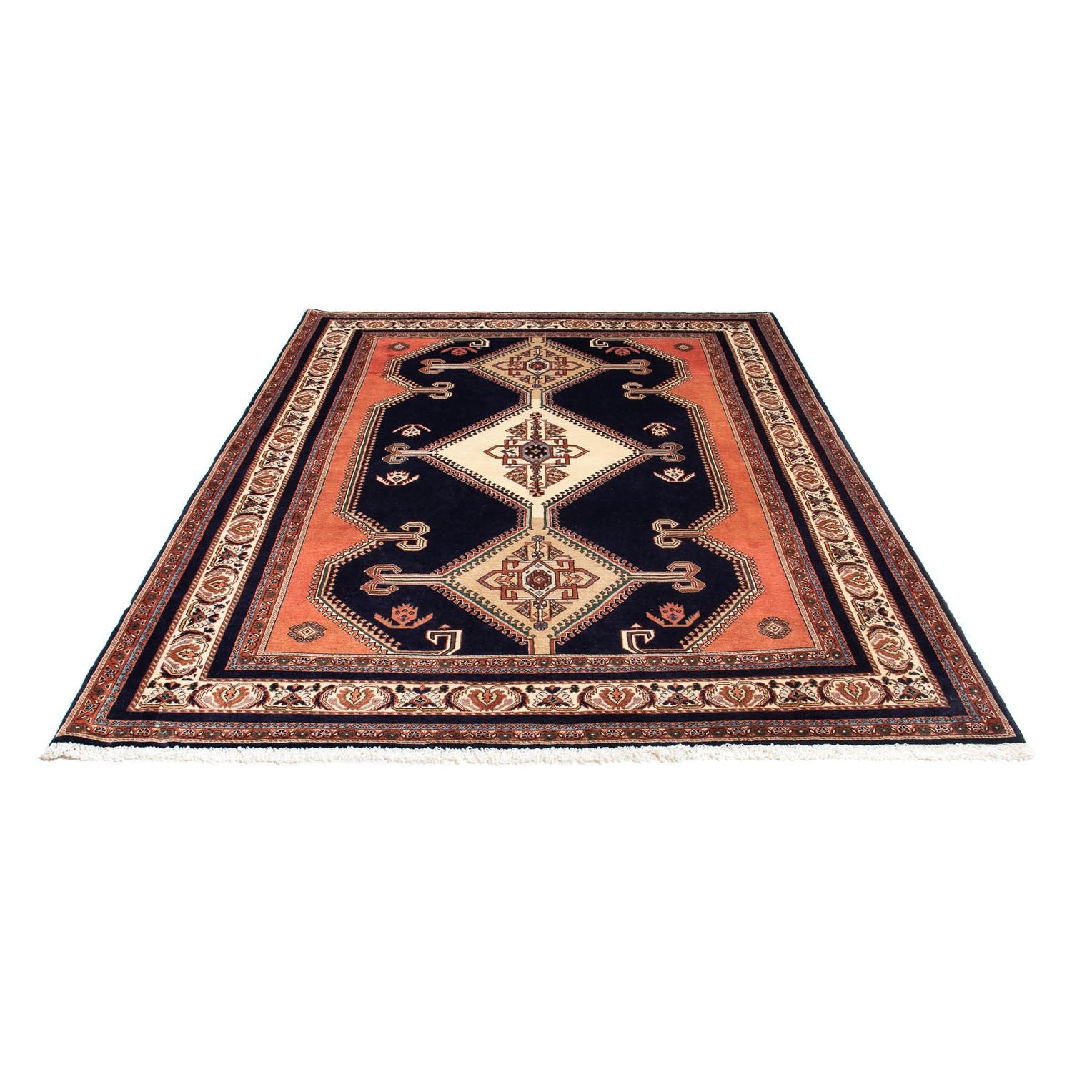 Tappeto Persero - Bidjar - 238 x 175 cm - blu scuro