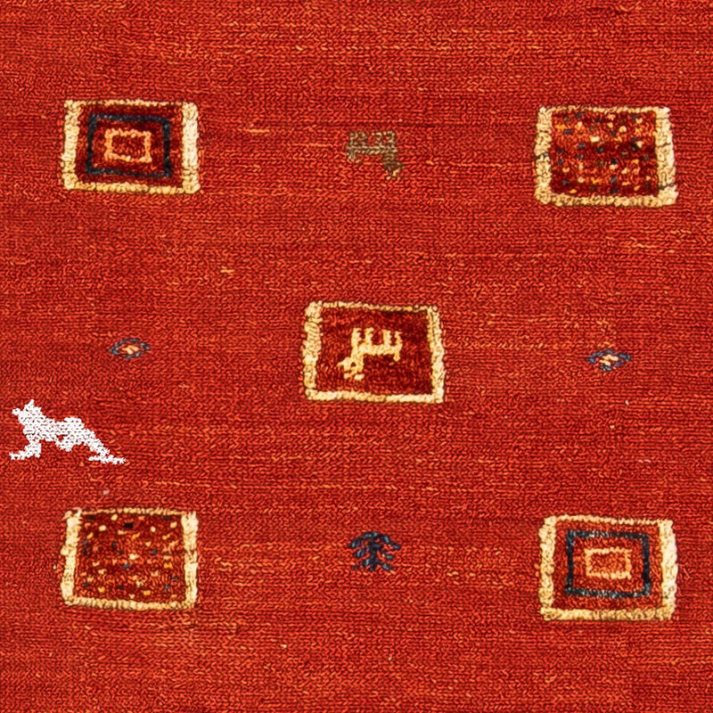 Tappeto Kelim - Orientale - 144 x 100 cm - rosso scuro