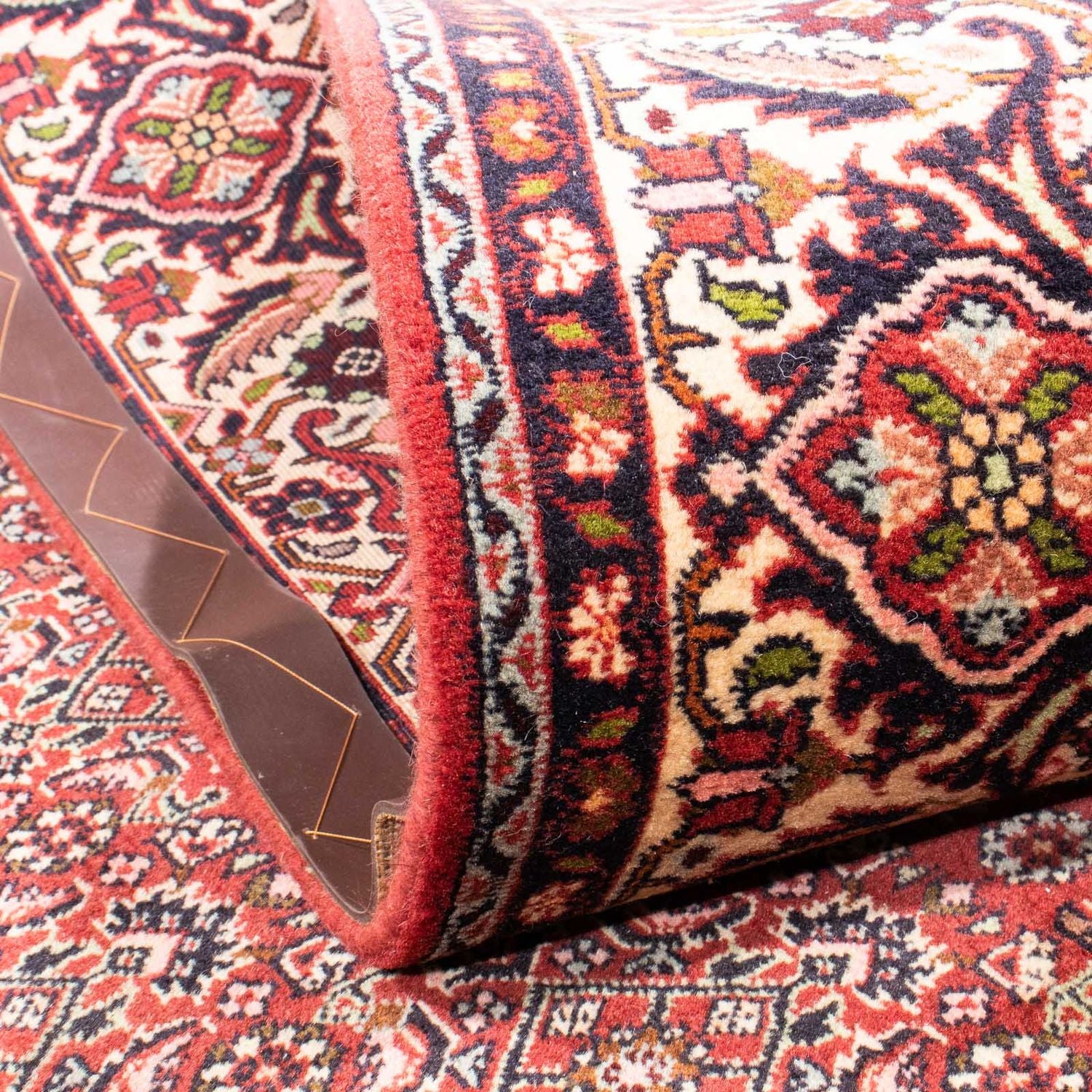 Tappeto Persero - Bidjar - 298 x 200 cm - rosso scuro