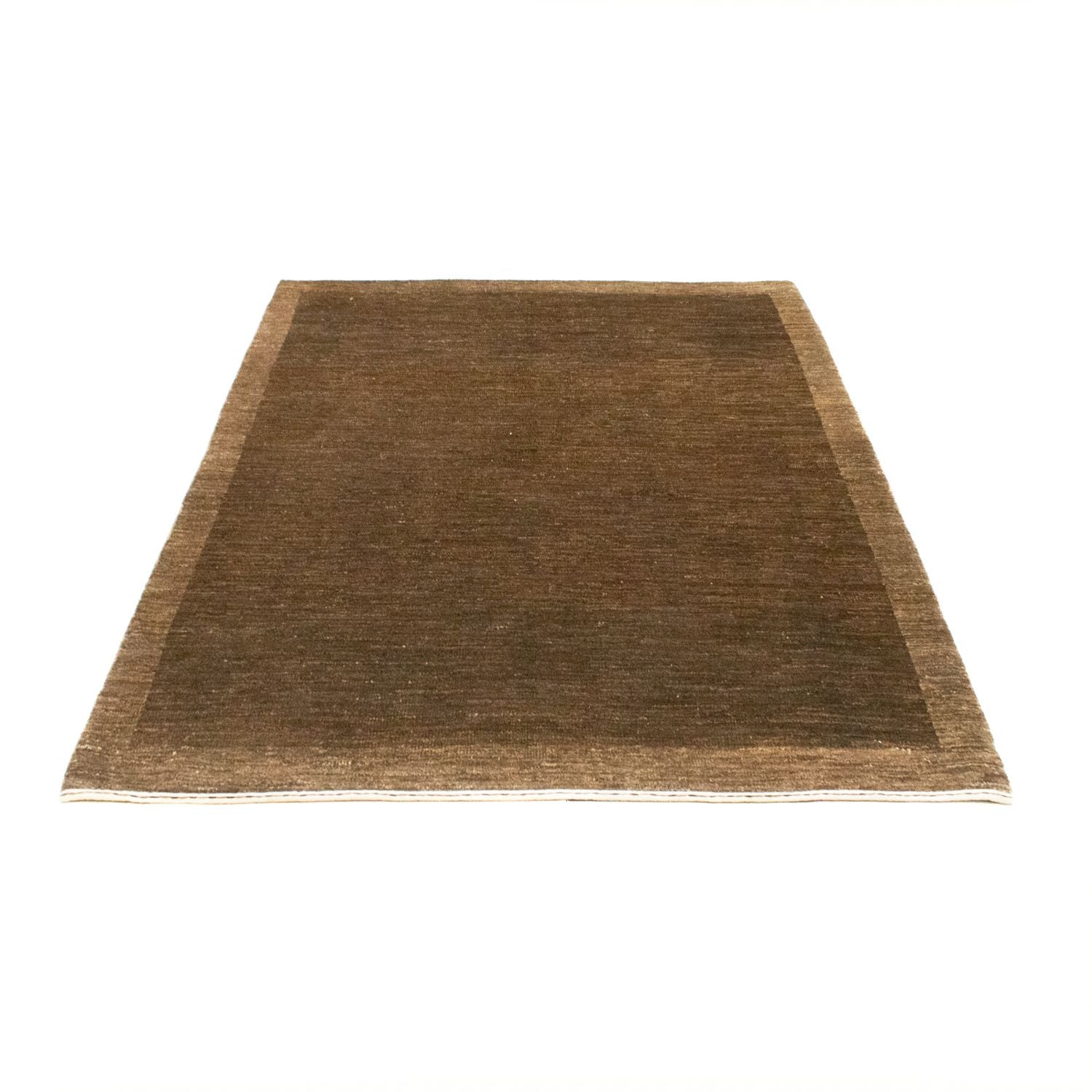 Tappeto Gabbeh - Indus - 188 x 132 cm - marrone scuro