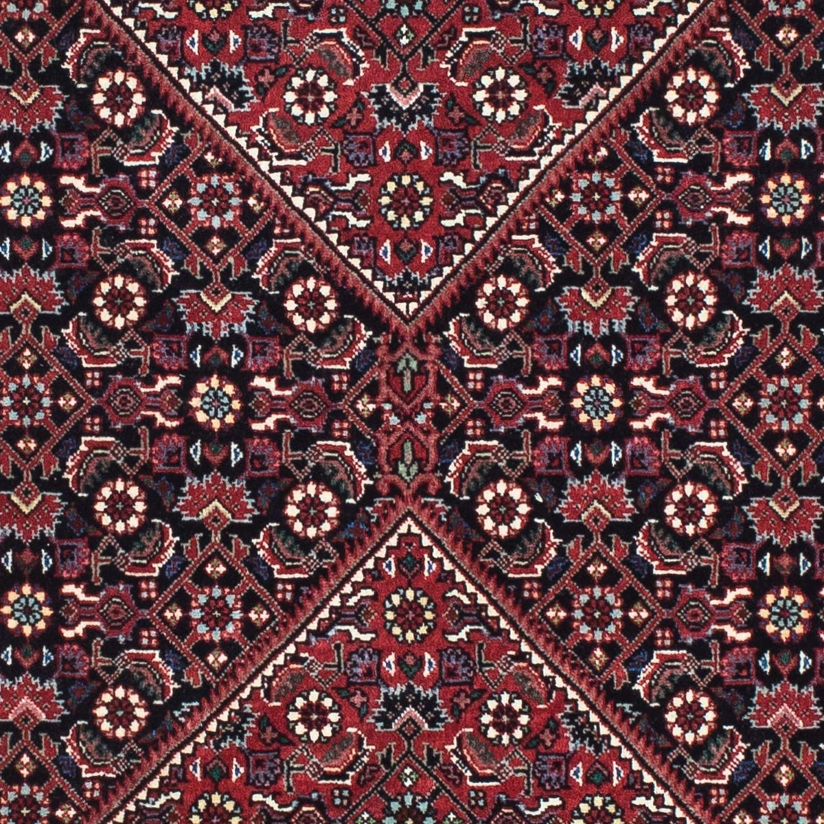 Tappeto corsia Tappeto Persero - Bidjar - 200 x 76 cm - blu scuro