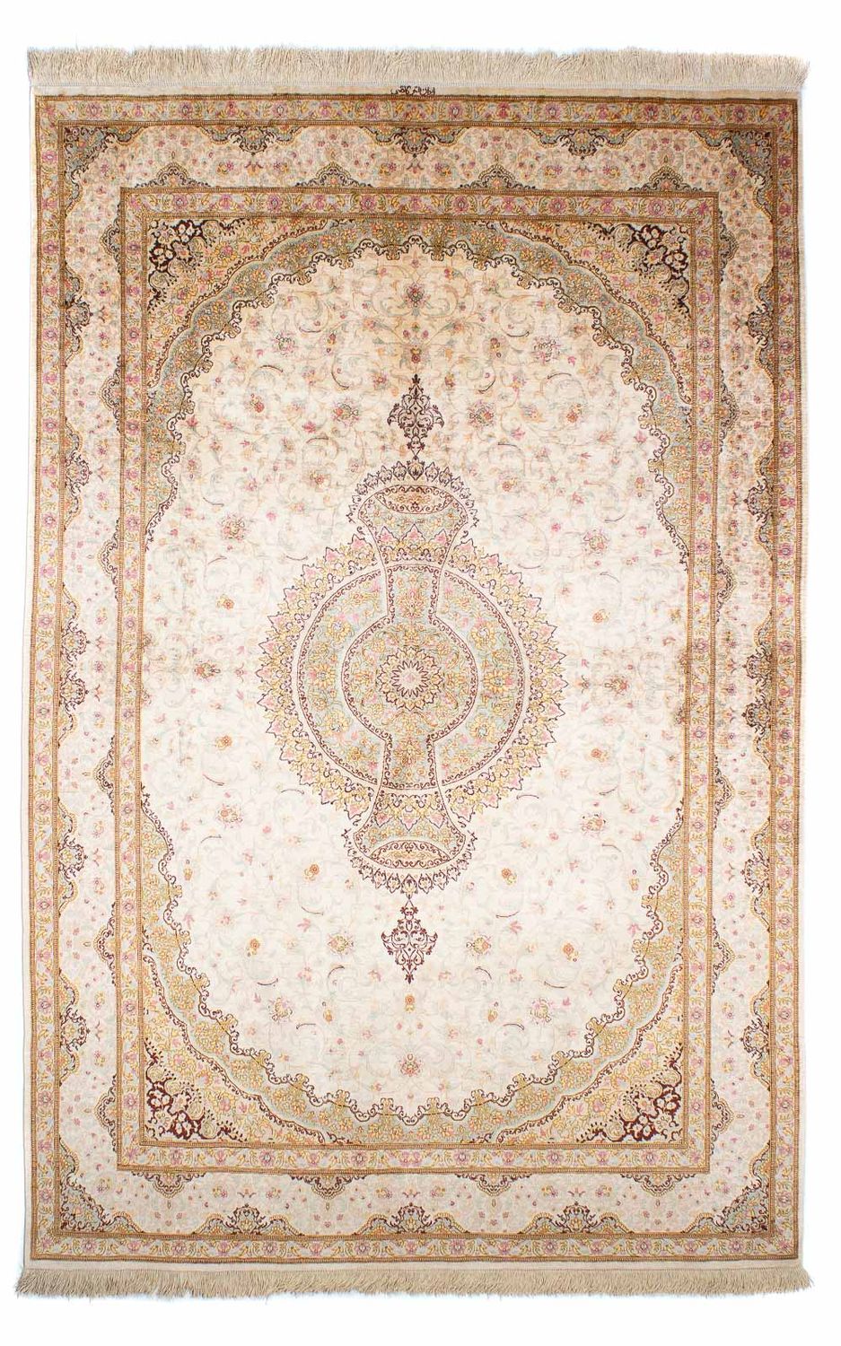 Tappeto Persero - Ghom - 235 x 157 cm - beige