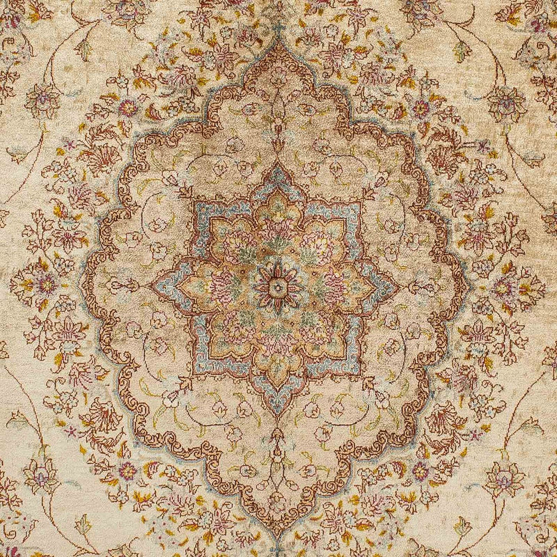 Tappeto di seta - Ghom seta - Premio - 188 x 130 cm - beige