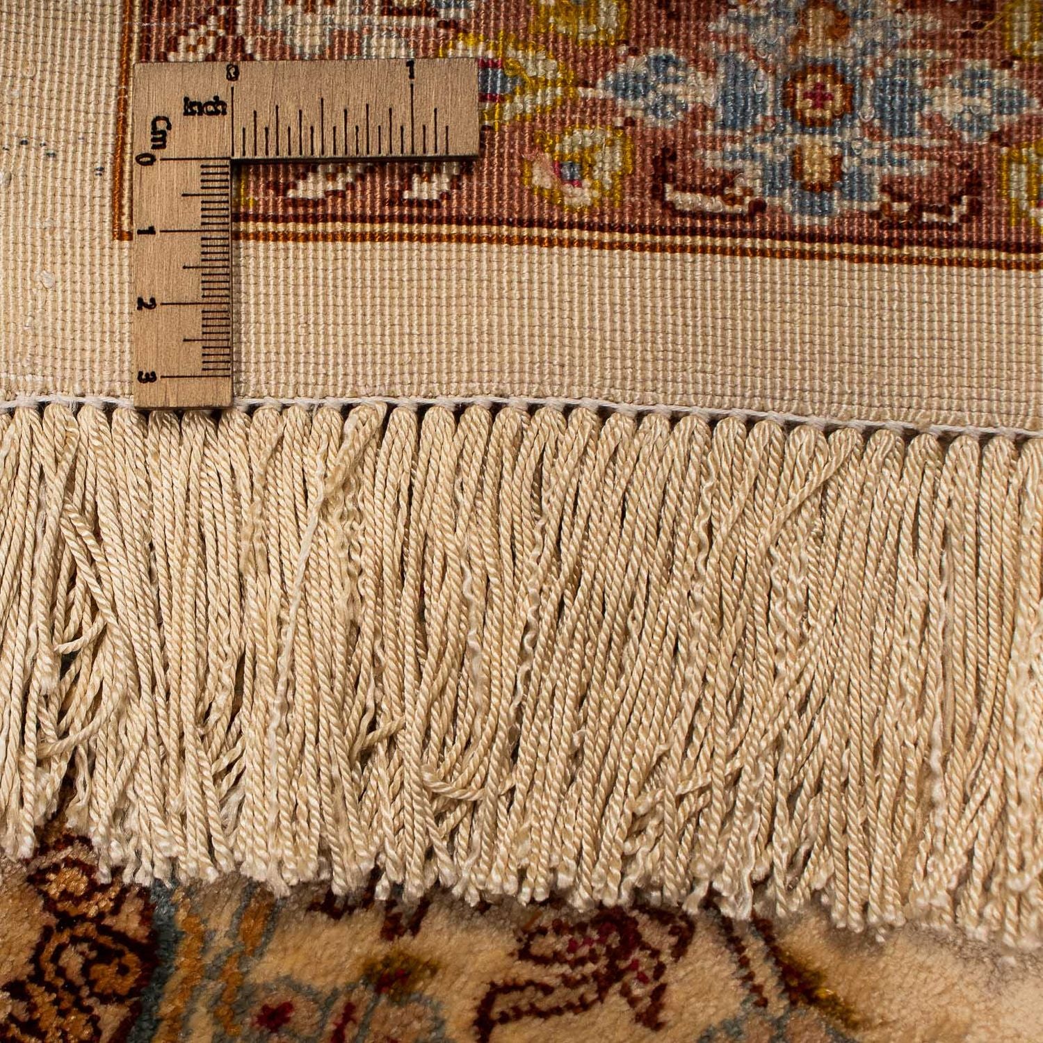 Tappeto di seta - Ghom seta - Premio - 188 x 130 cm - beige