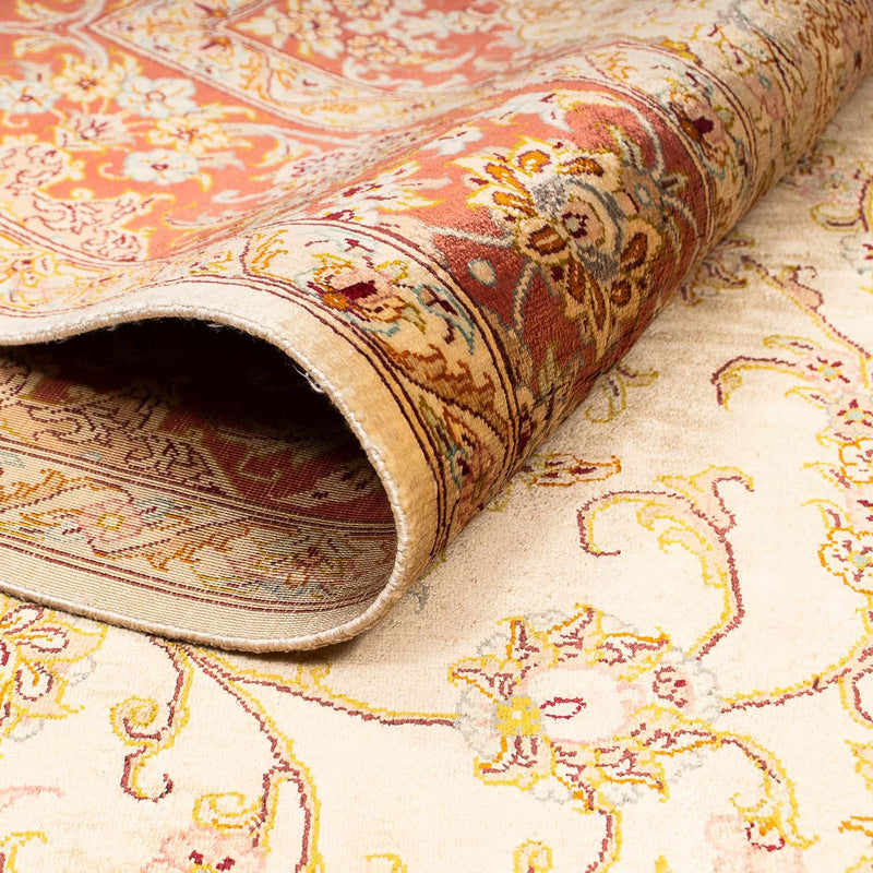 Tappeto di seta - Ghom seta - Premio - 210 x 130 cm - beige