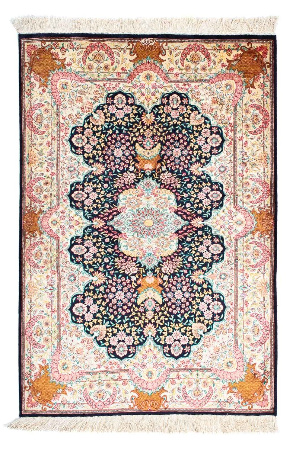 Tappeto Persero - Ghom - 130 x 81 cm - beige