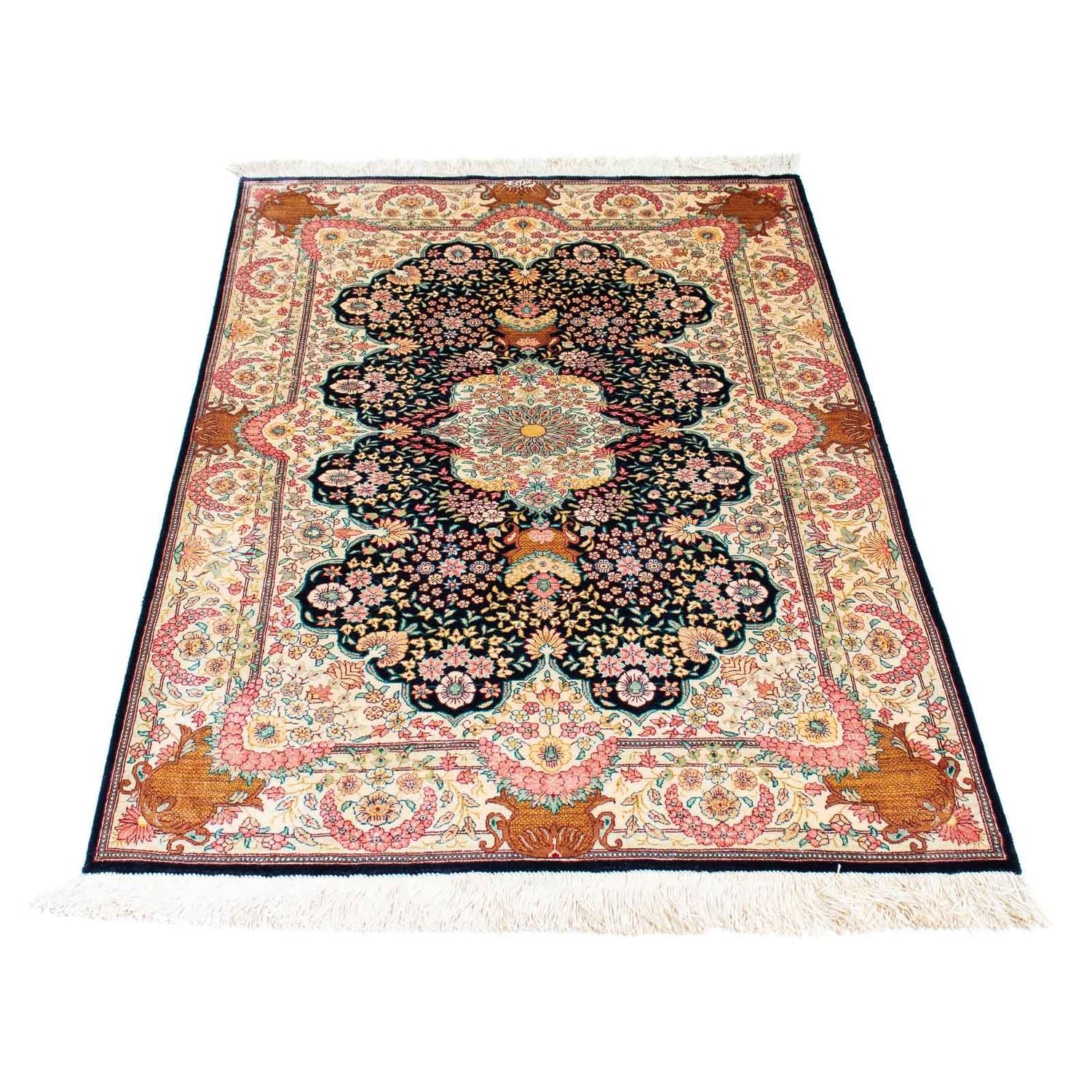 Tappeto Persero - Ghom - 130 x 81 cm - beige