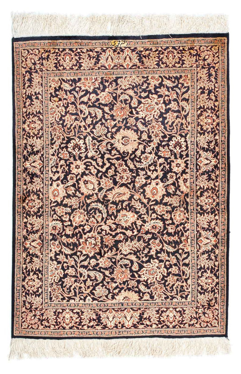 Tappeto Persero - Ghom - 112 x 80 cm - blu scuro