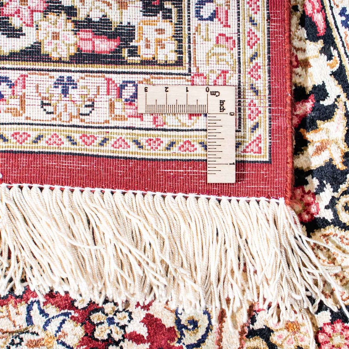 Tappeto Persero - Ghom - 144 x 95 cm - rosso scuro