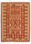 Tappeto Kelim - Orientale - 198 x 146 cm - rosso scuro
