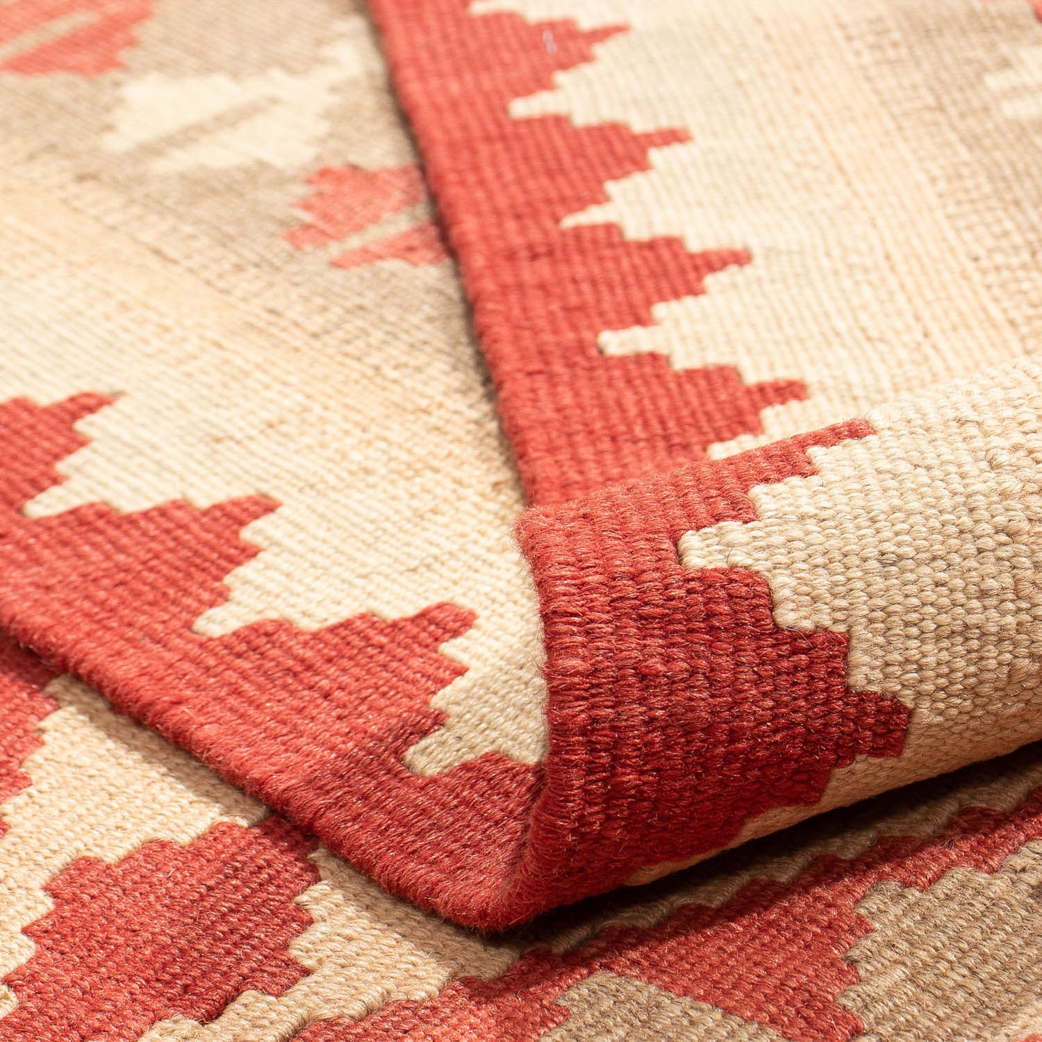 Tappeto Kelim - Orientale - 198 x 146 cm - rosso scuro