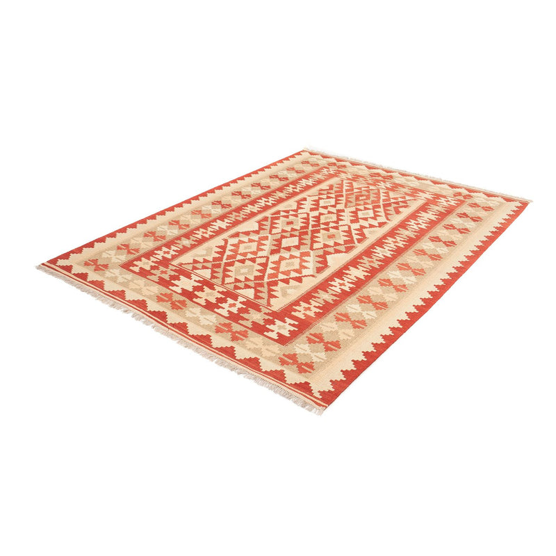 Tappeto Kelim - Orientale - 198 x 146 cm - rosso scuro
