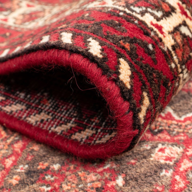 Tappeto corsia Tappeto Belutsch - 195 x 99 cm - rosso scuro