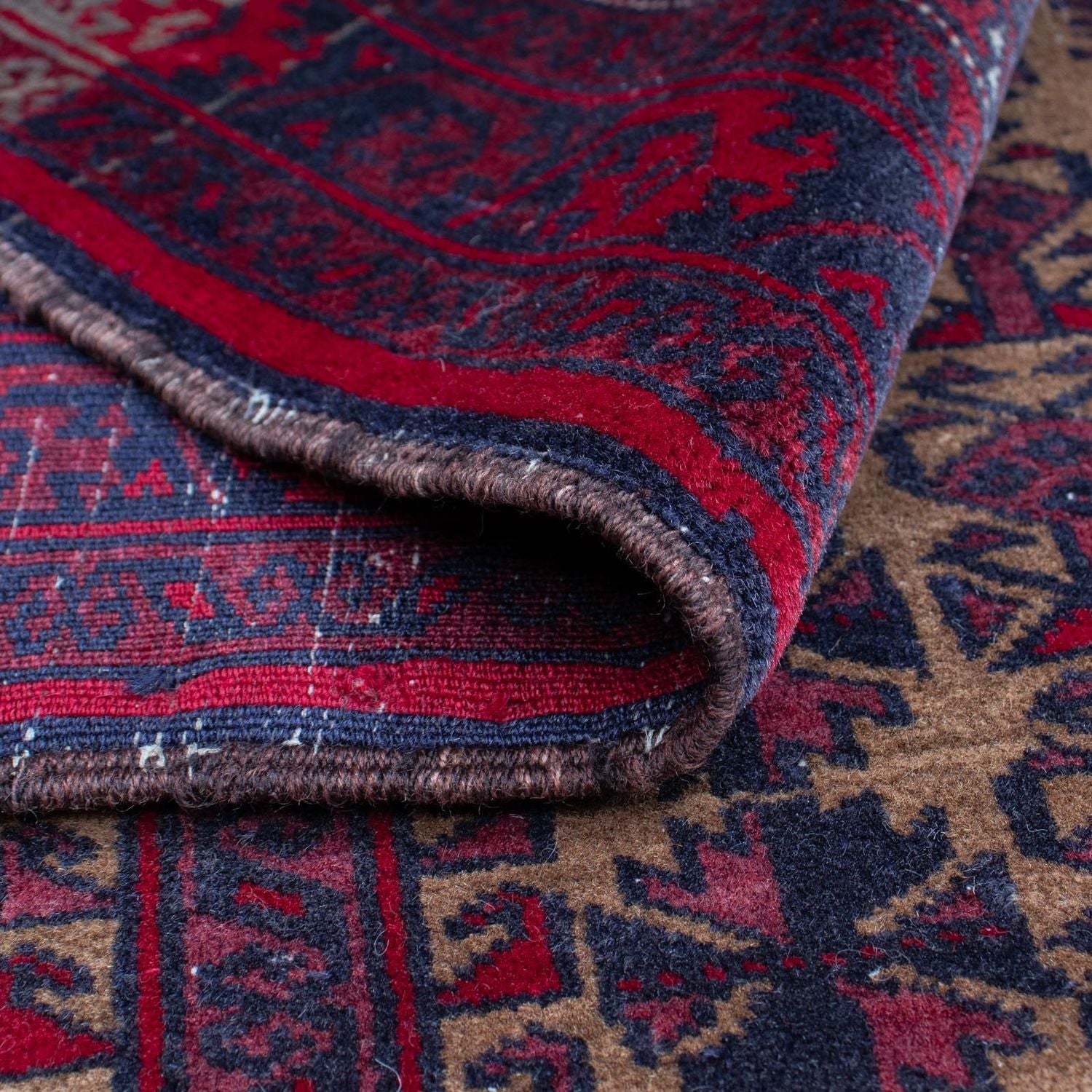 Tappeto Belutsch - 125 x 92 cm - rosso scuro