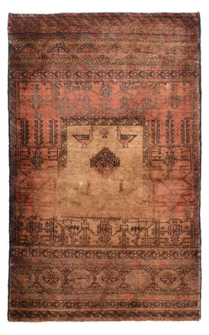 Tappeto Belutsch - 172 x 105 cm - marrone