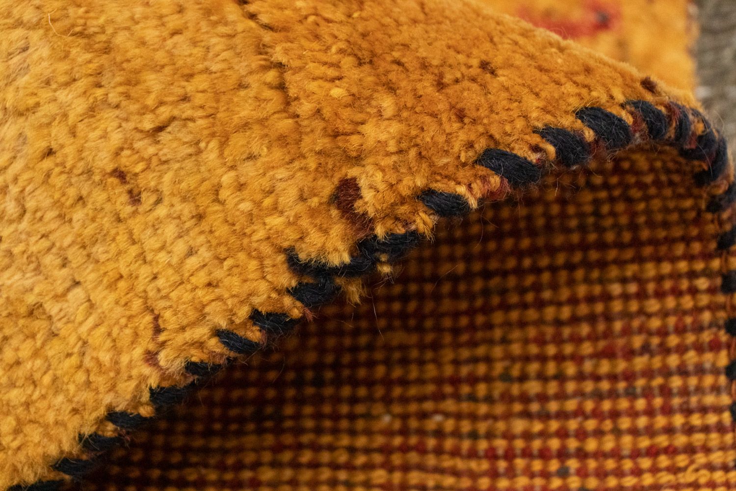 Tappeto Gabbeh - Persero - 87 x 62 cm - oro
