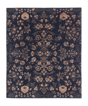 Tappeto orientale - 300 x 246 cm - blu scuro
