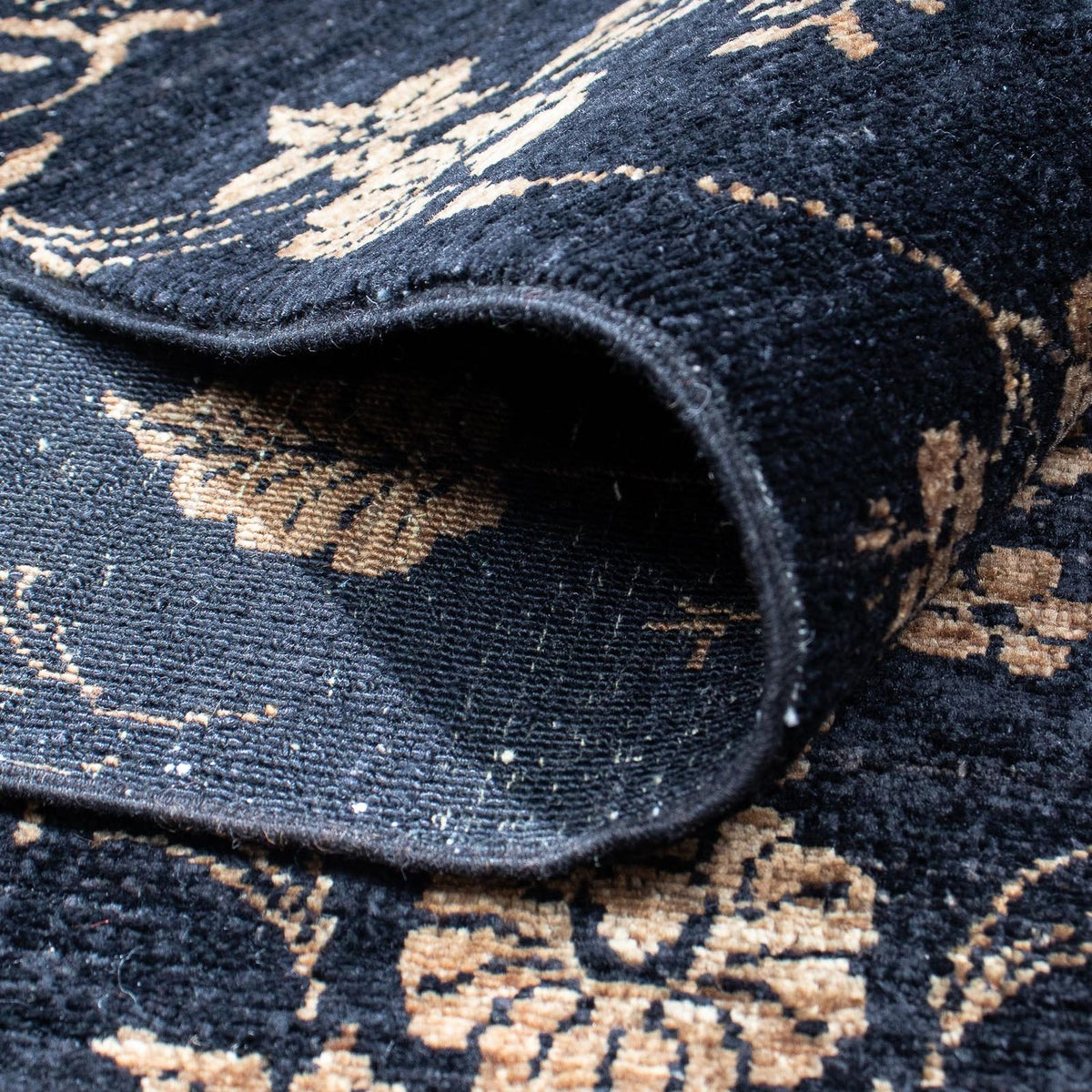 Tappeto orientale - 300 x 246 cm - blu scuro