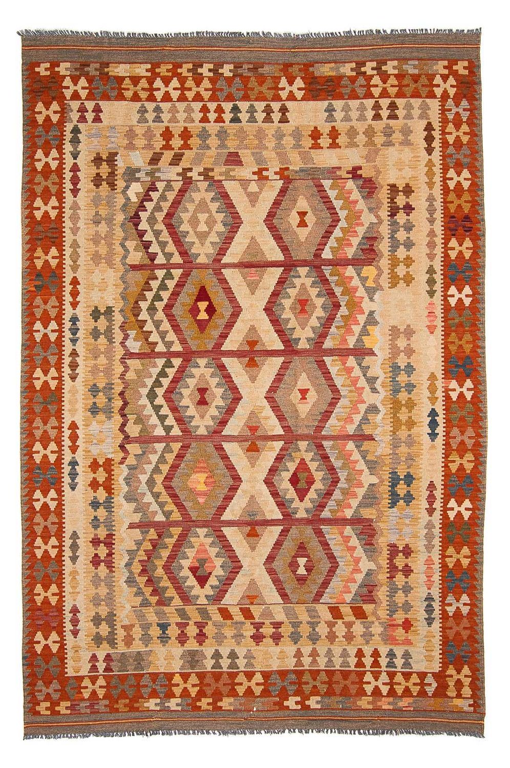 Tappeto Kelim - Splash - 301 x 204 cm - beige