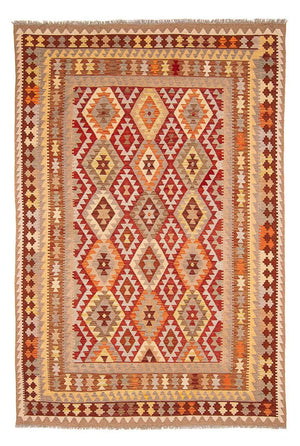 Tappeto Kelim - Splash - 297 x 200 cm - marrone chiaro