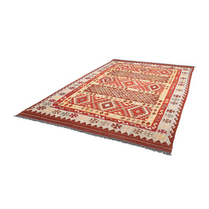 Tappeto Kelim - Splash - 303 x 201 cm - multicolore