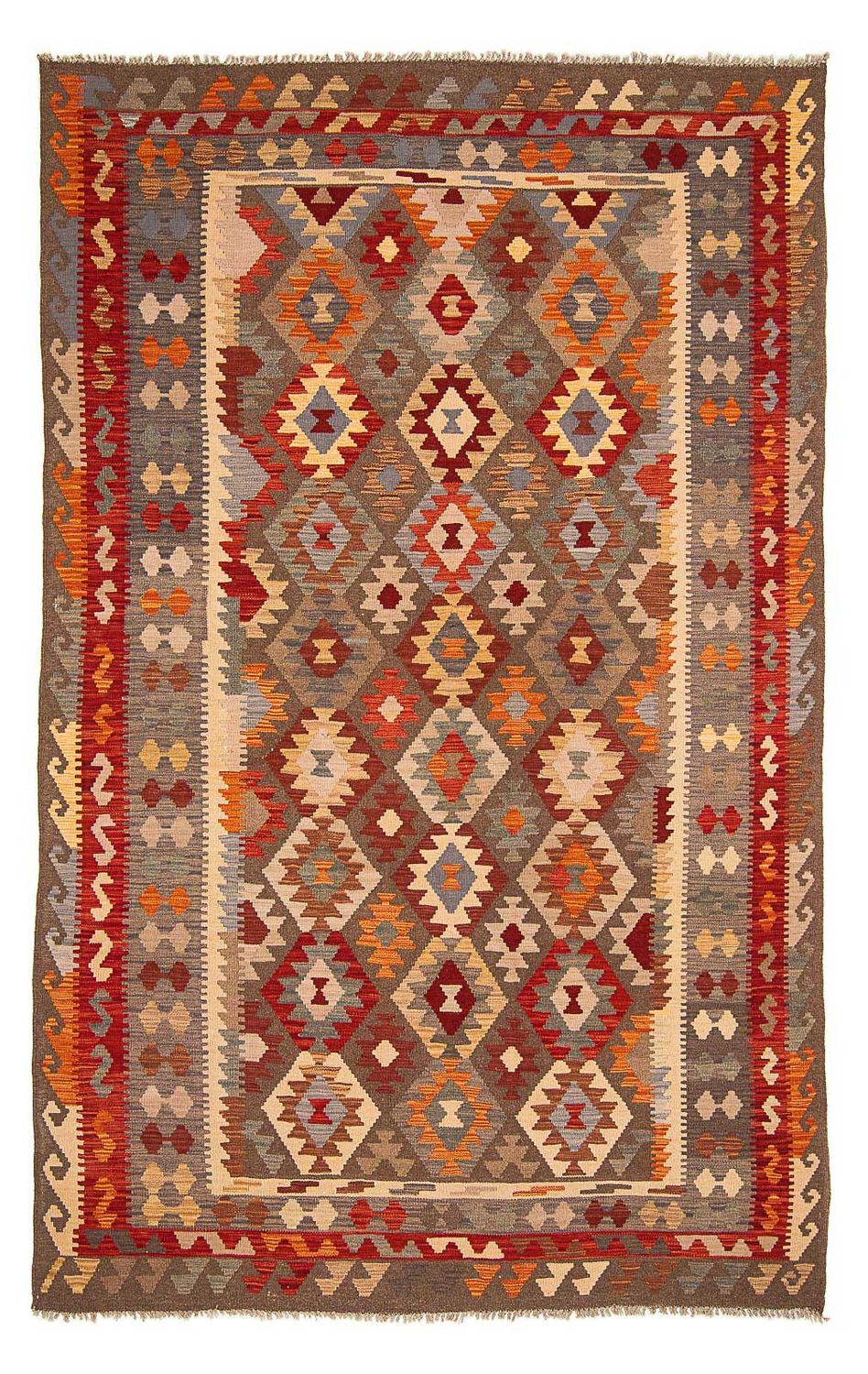 Tappeto Kelim - Splash - 291 x 196 cm - multicolore