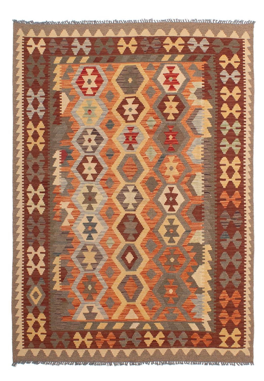Tappeto Kelim - Splash - 205 x 149 cm - multicolore