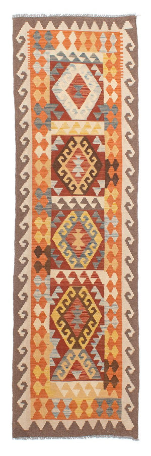 Tappeto corsia Tappeto Kelim - Splash - 298 x 78 cm - multicolore