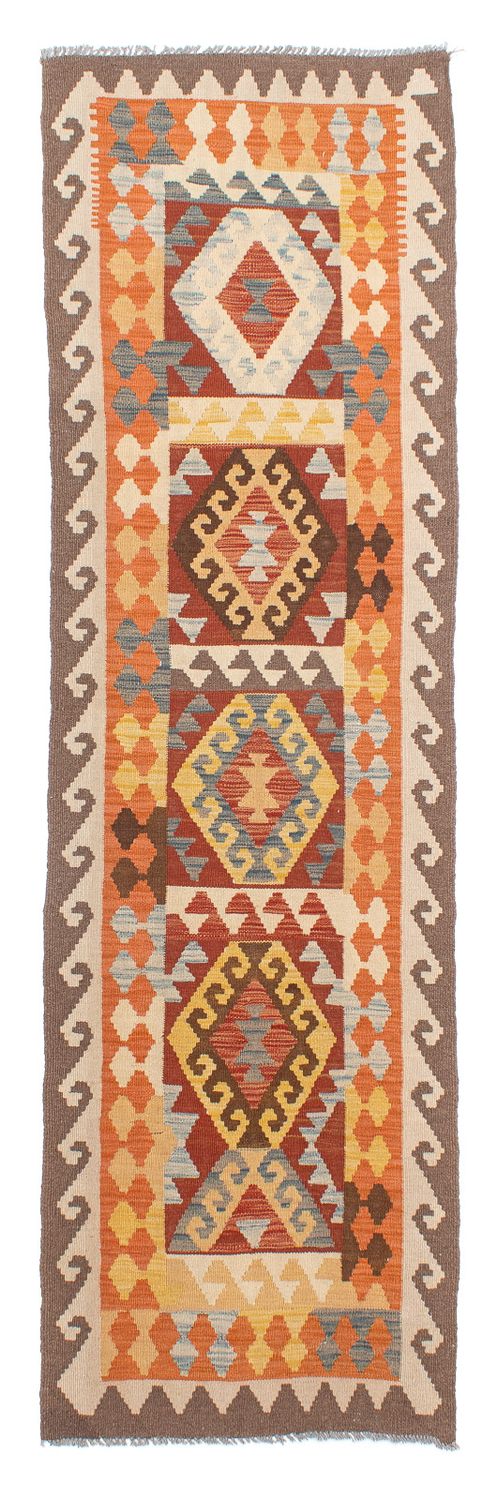 Tappeto corsia Tappeto Kelim - Splash - 298 x 78 cm - multicolore