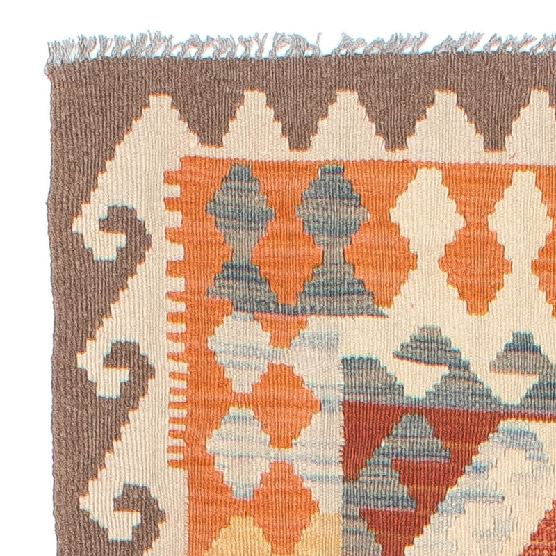 Tappeto corsia Tappeto Kelim - Splash - 298 x 78 cm - multicolore